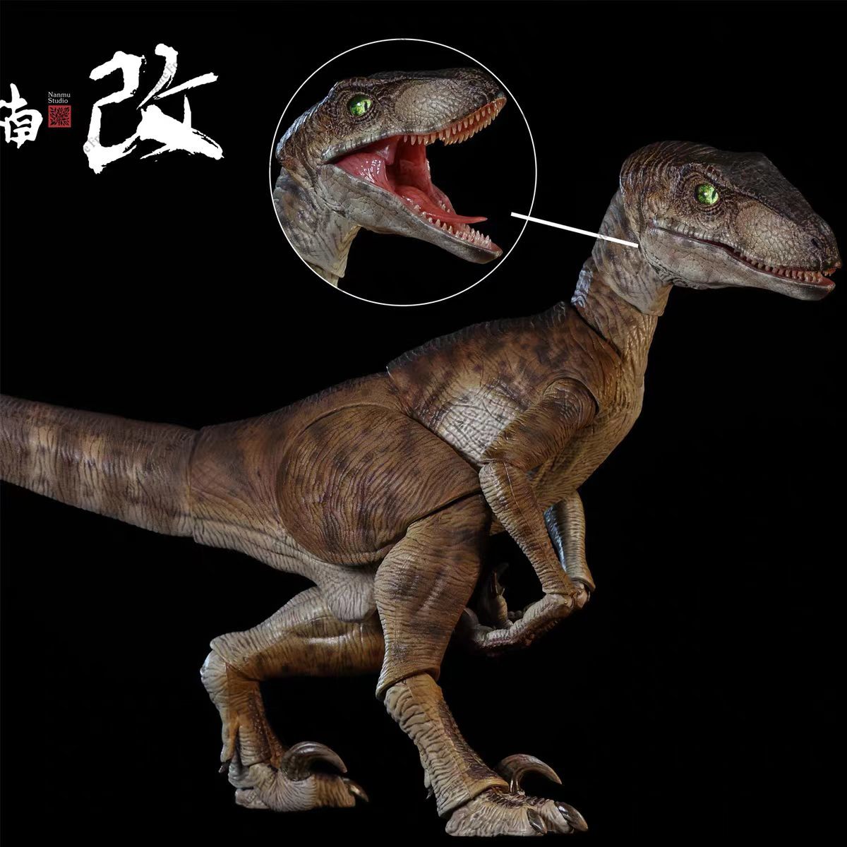 Model Kit Dinosaur Bandai - ฟิกเกอร์ไดโนเสาร์จูราสสิคจาก NANMU Studio รุ่นใหม่ล่าสุด - อัลโลซอรัส/แร็ปเตอร์