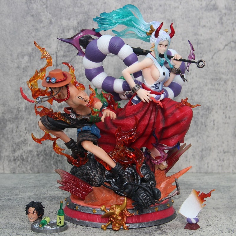 Model Kit Yamato - ฟิกเกอร์อนิเมะวันพีซ แบนได แอคเซ ยามาโตะ ดรีม ลิงค์เจจ