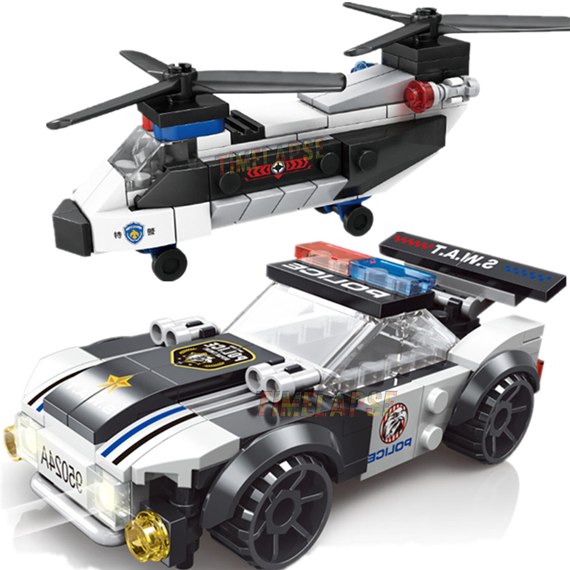 Model Kit Expert - ใหม่ DIY MOC City Plane SWAT