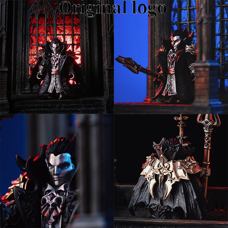 Logo Model Kit - โลโก้ดั้งเดิม 2026 ขายดี ดรากูลา แวมไพร์สีแดงเข้ม แม่เหล็ก