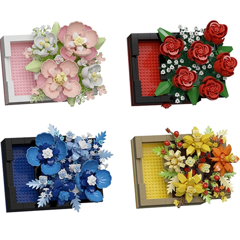 Model Kit Expert - DIY 3D ที่มีชื่อเสียง Rose Hibiscus Eternal