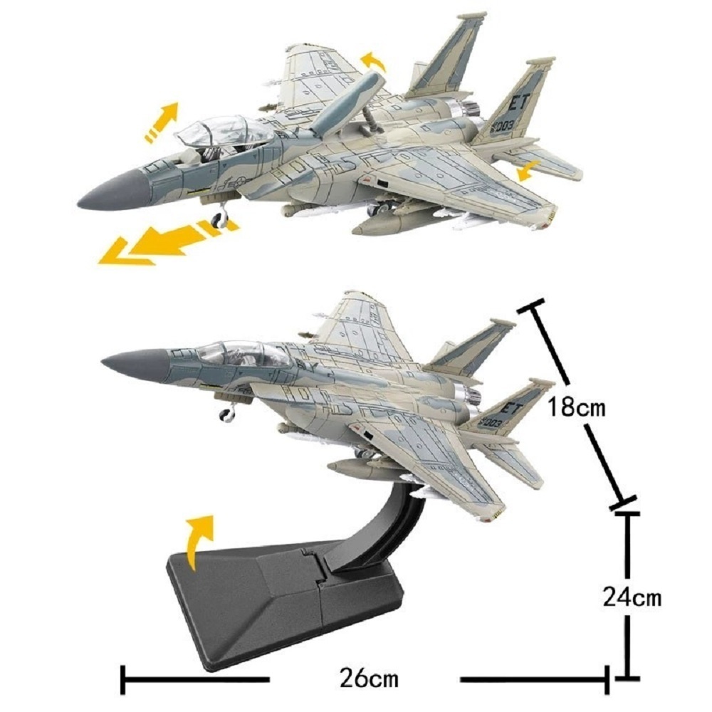 Model Kit Quick - ชุดโมเดลประกอบเร็ว F-15 Eagle ขนาด 1/72 ใหม่