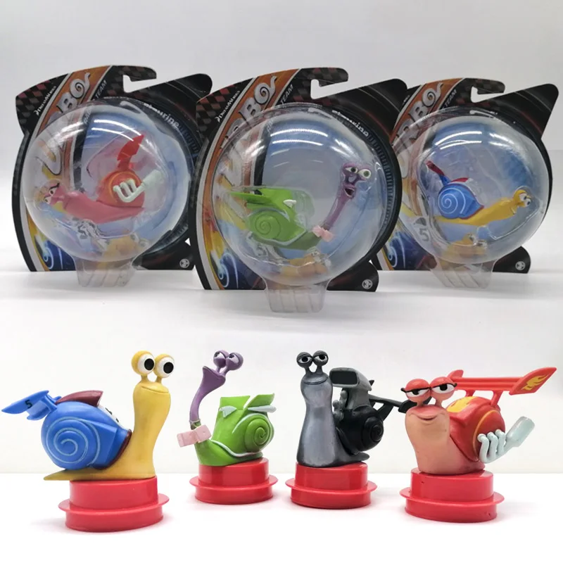 Model Kit Dinosaur Bandai - Turbos Racing Snails ตุ๊กตาการ์ตูนรูป Chet Whiplash