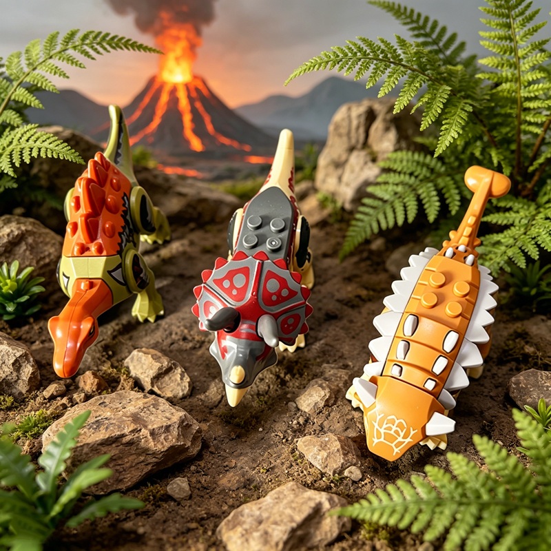 มินิจูราสสิคไดโนเสาร์เวิลด์ บล - Model Kit Dinosaur Bandai บทวิจารณ์และราคา