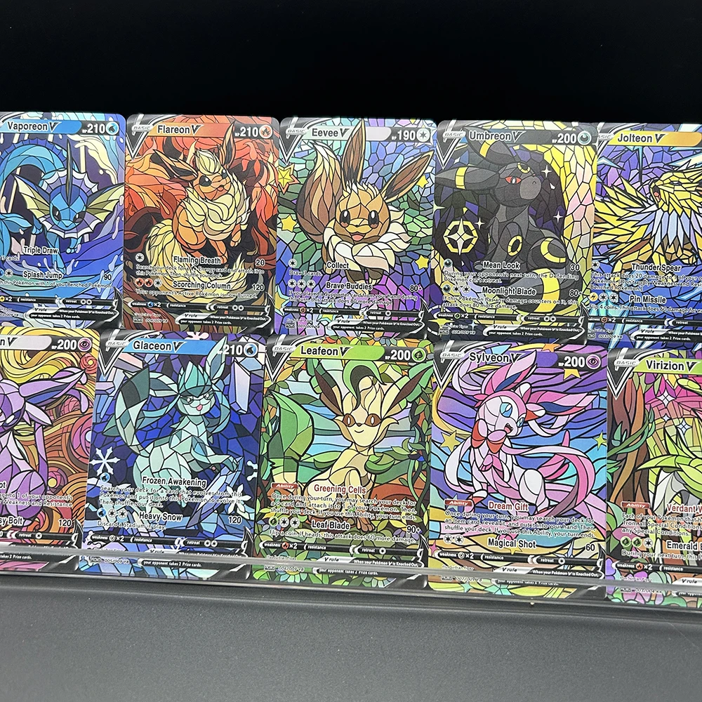 10 ชิ้น/เซ็ต DIY PTCG อีวุย อั - Model Kit Umbreon บทวิจารณ์และราคา