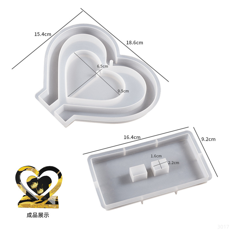แม่พิมพ์ซิลิโคนรูปหัวใจรุ่นใหม - Model Kit Quick บทวิจารณ์และราคา