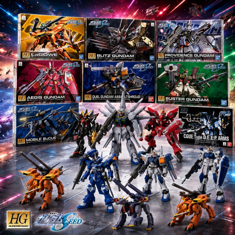 Bandai HG SEED 1/144 Blitz Aeg - Model Kit Pg บทวิจารณ์และราคา
