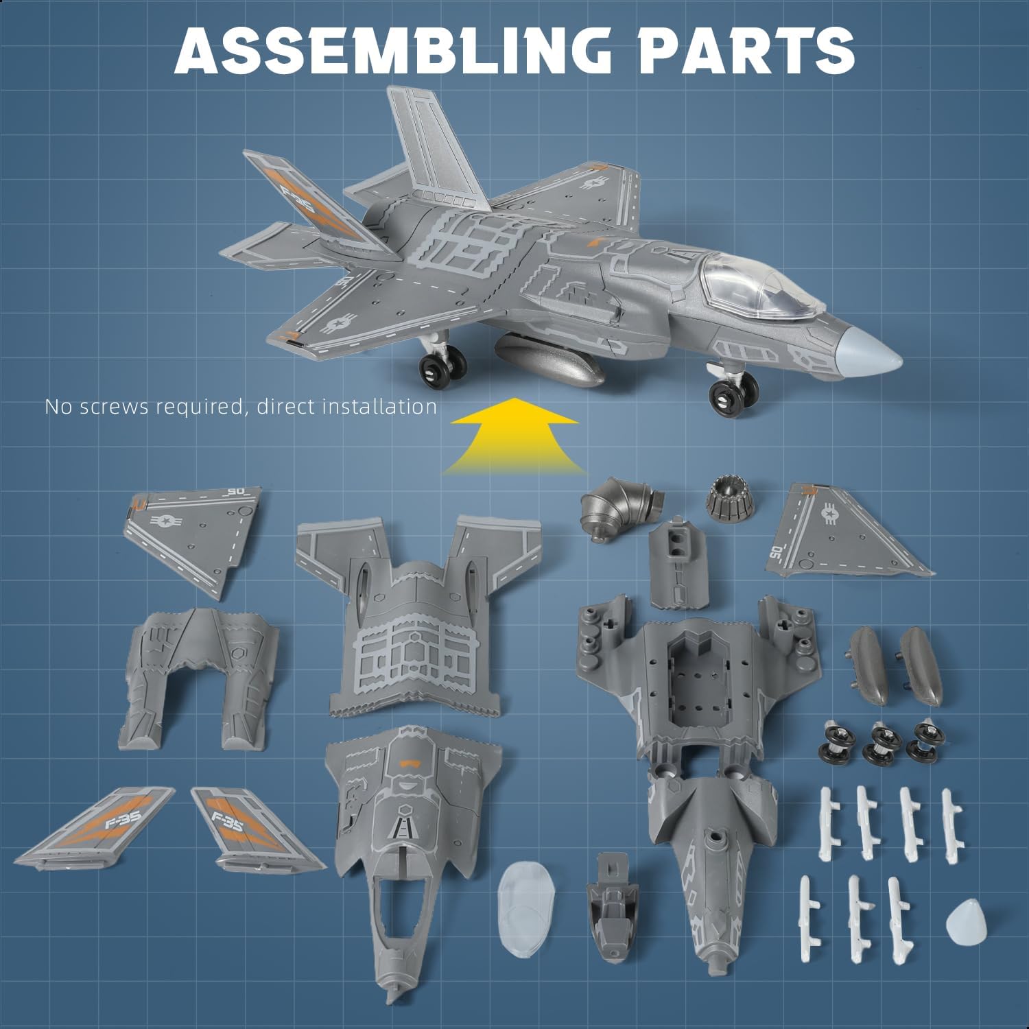 ชุดประกอบโมเดลเครื่องบินรบ F-3 - Model Kit Quick บทวิจารณ์และราคา